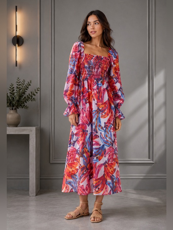 FARM Rio Dresses & Skirts - NEW Farm Rio Tropical Banana Maxi Dress Size Small B2731